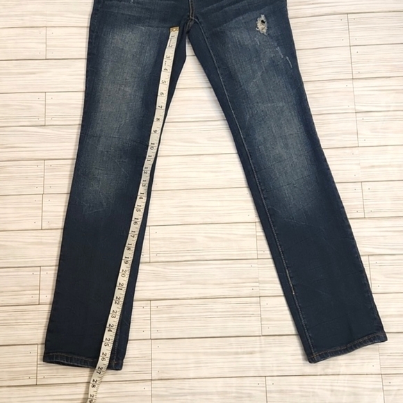 Womens Aeropostale Y2K style slightly distressed jeans size 0 short. - Picture 8 of 13